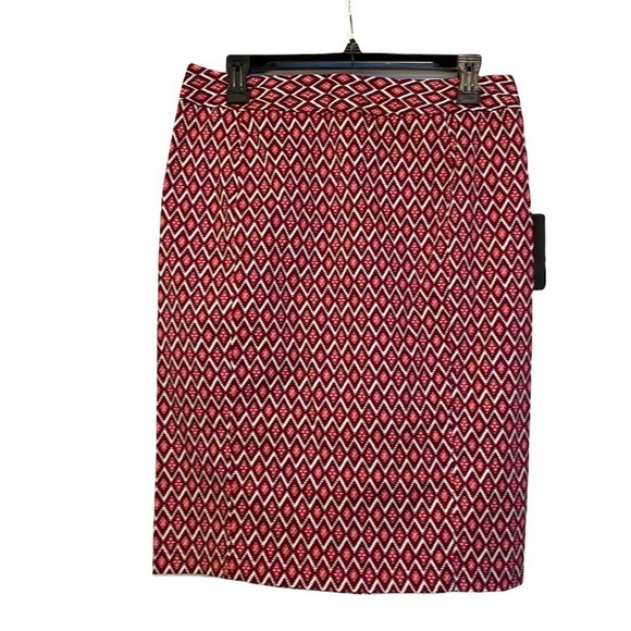 41 Hawthorn Dresses & Skirts - Stitch Fix! 41 Hawthorne Emilia Geo Print Pencil Skirt—Burgundy